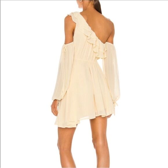 Michael Costello x Revolve Everett Mini Yellow Dress Size M - Picture 5 of 10